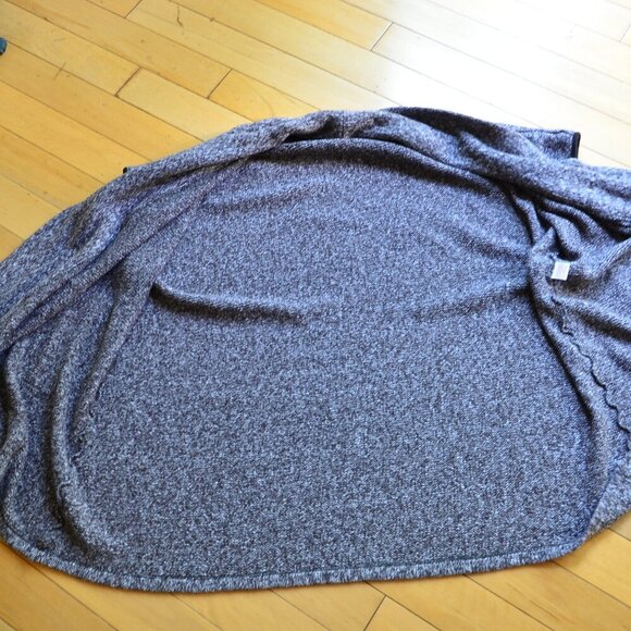 Josie Natori Mohair Blend Open Front Long Cardigan Size L - Picture 8 of 11